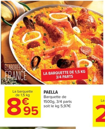 Carrefour Market PAELLA offre