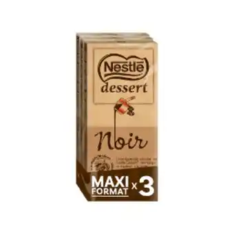 ALDI Tablettes chocolat noir dessert offre