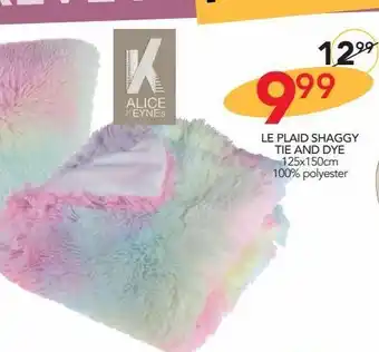 Stokomani Le plaid shaggy tie and dye offre