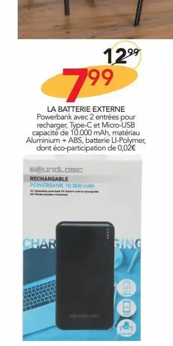 La batterie externe