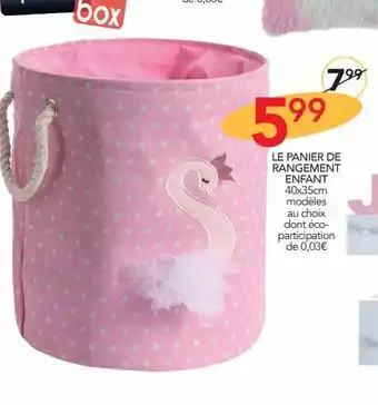 Stokomani Le panier de rangement enfant offre
