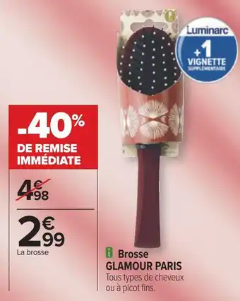 Glamour paris brosse