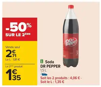 Dr pepper soda