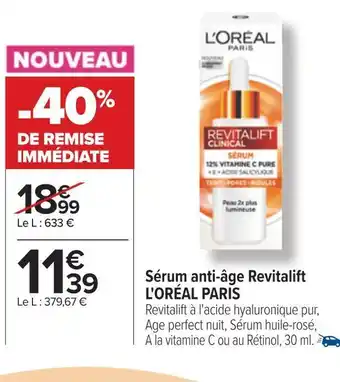 L'oréal paris sérum anti-âge revitalift