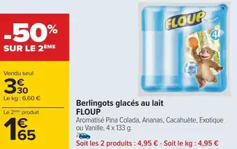 Floup berlingots glacés au lait