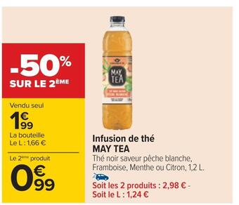 Carrefour May tea infusion de thé offre