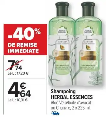 Herbal essences shampoing