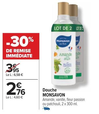 Carrefour Monsavon douche offre