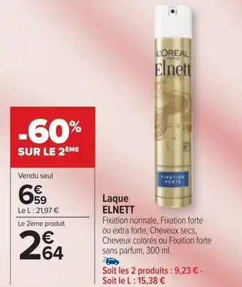 Carrefour Laque elnett offre