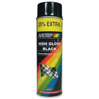 Motip peinture noir brillant