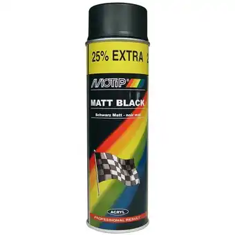 Feu Vert Motip peinture noir mat offre