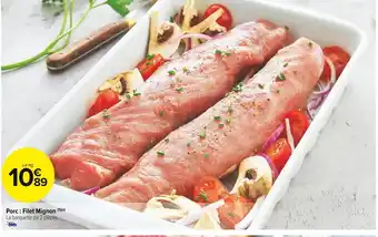 Carrefour Market Porc : filet mignon offre