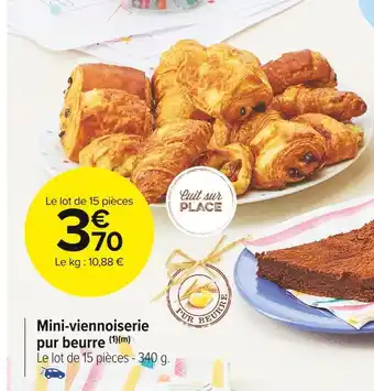 Carrefour Market Mini-viennoiserie pur beurre offre