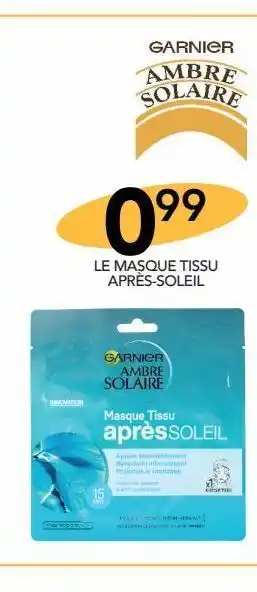 Stokomani Le masque tissu apres-soleil offre