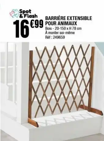 La Foir'Fouille Barrière extensible pour animaux offre