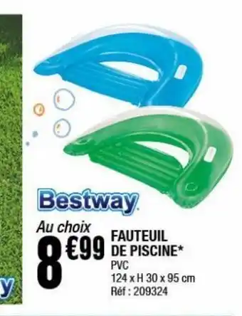 La Foir'Fouille Fauteuil de piscine offre