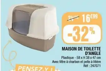 La Foir'Fouille Maison de toilette d`angle offre