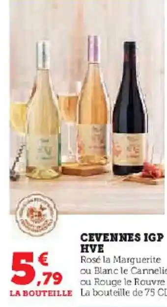 Super U CEVENNES IGP HVE offre