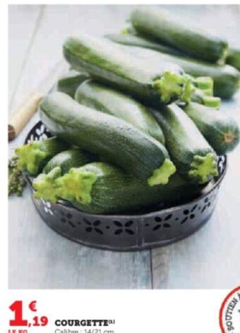 Super U COURGETTE offre