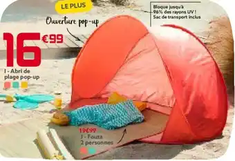 Gifi I-Abri de plage pop-up offre