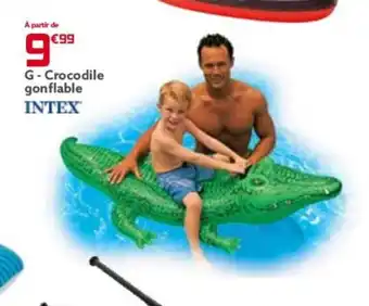 Gifi G-Crocodile gonflable INTEX offre