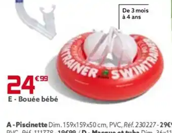 Gifi E-Bouée bébé offre