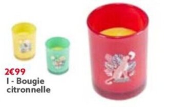 Gifi Bougie citronnelle offre