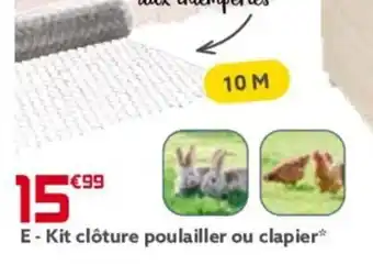 E-Kit clĂŽture poulailler ou clapier*
