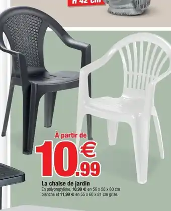 Bazarland La chaise de jardin offre