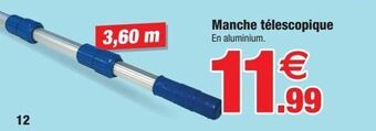 Bazarland Manche télescopique offre