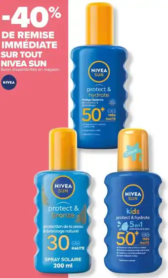 Carrefour SUR TOUT NIVEA SUN offre
