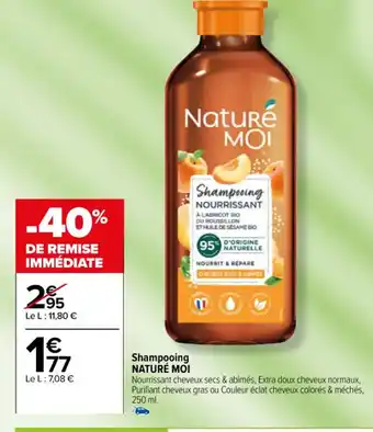 Carrefour Shampooing Naturé ΜΟΙ offre