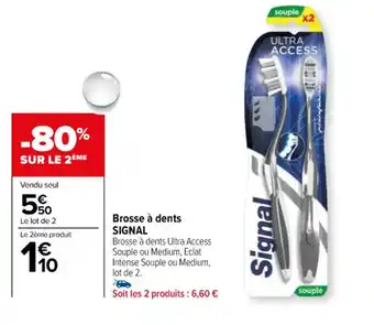 Carrefour Brosse à dents SIGNAL offre