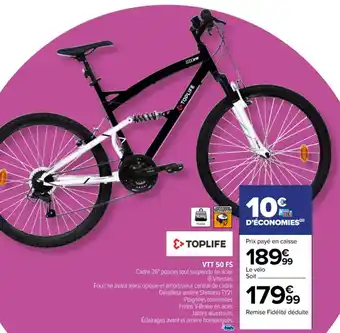 Carrefour VTT 50 FS offre