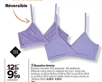 Carrefour Brassière femme offre