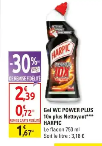 Gel WC POWER PLUS 10x plus Nettoyant*** HARPIC