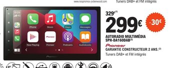 E.Leclerc L'Auto AUTORADIO MULTIMÉDIA SPH-DA160DAB (³) offre