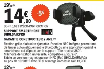 E.Leclerc L'Auto SUPPORT SMARTPHONE UHOLDAIRPRO offre