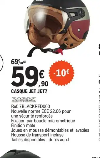 E.Leclerc L'Auto Casque jet jet7 offre