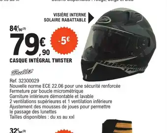 CASQUE INTÉGRAL TWISTER