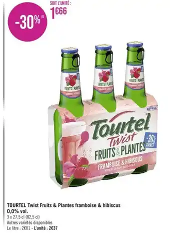 TOURTEL Twist Fruits & Plantes framboise & hibiscus