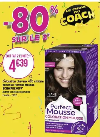 Géant Casino Coloration cheveux 465 châtain offre