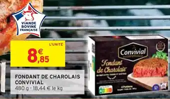Intermarché Convivial fondant de charolais offre