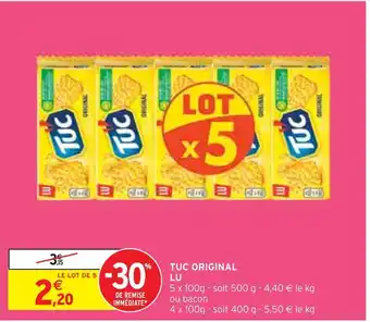 Intermarché Lu tuc original offre