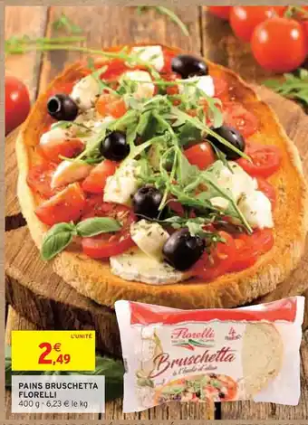 Intermarché Florelli pains bruschetta offre