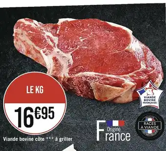 Casino Supermarchés Viande bovine côte à griller offre