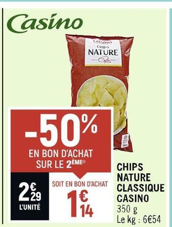 Spar Casino chips nature classique offre