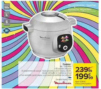 Carrefour Moulinex cookeo+ offre