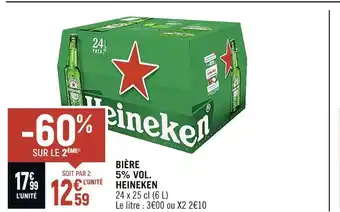 Spar Heineken bière 5% vol. offre