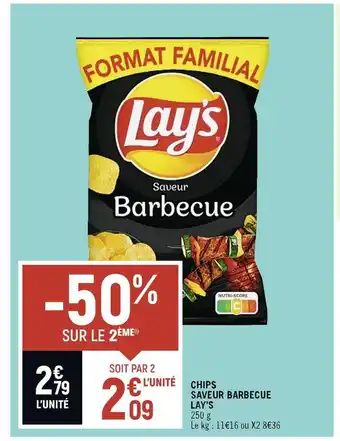 Spar Lay’s chips saveur barbecue offre